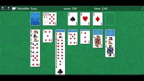 Classic Solitaire || Klondike - Level 1 - Easy Game Play - YouTube