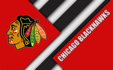 Download Emblem Logo NHL Chicago Blackhawks Sports 4k Ultra HD Wallpaper