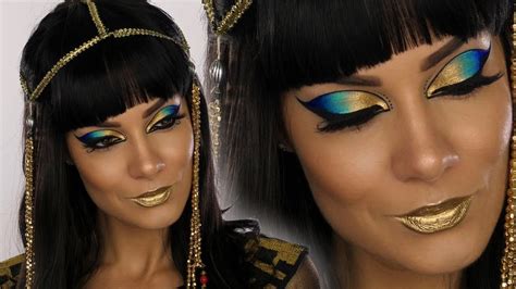 Cleopatra Egyptian Goddess Halloween MakeUp Tutorial | Shonagh Scott ...