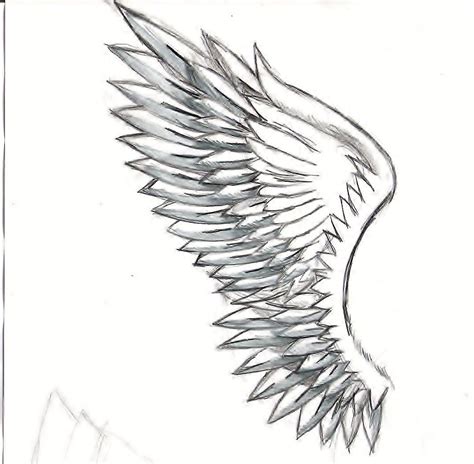 How To Draw An Angel Wing