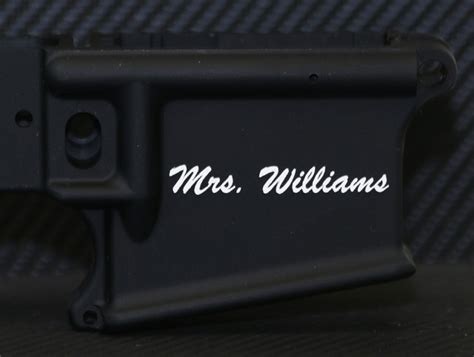 Custom Engraved AR15 Lower Receiver - Premium engraving with