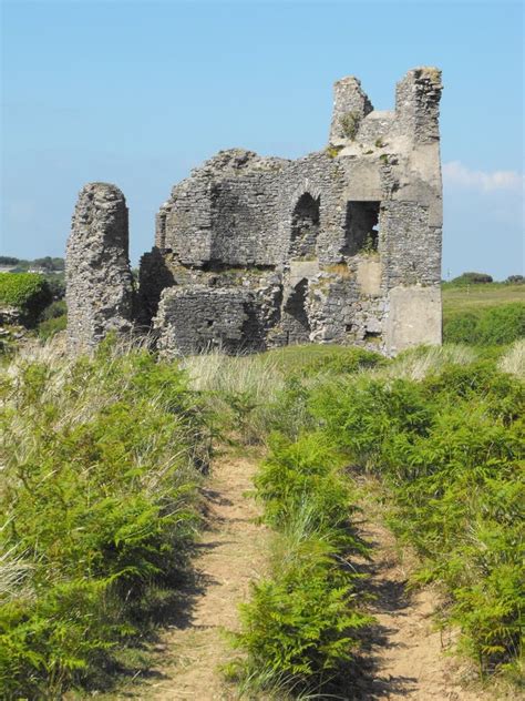 Pennard Castle stock image. Image of wales, historic - 52719255