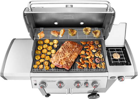 Weber Genesis II S-435 4-Burner Propane Gas Grill Stainless Steel ...