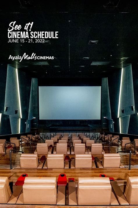 Check out our cinema schedule on... - Ayala Malls Manila Bay