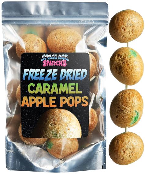 Amazon.com: Premium Freeze Dried Caramel Apple Lollipops - Freeze Dried ...