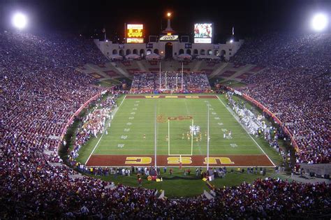 Oregon St. at USC at the Coliseum - Building The Dam