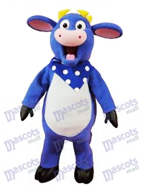 Blue Benny The Bull Mascot Funny Costume