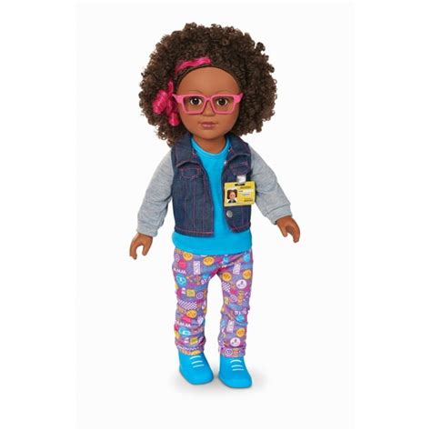 My Life As 18" Poseable Programmer Doll, African American, 8 Pieces ...