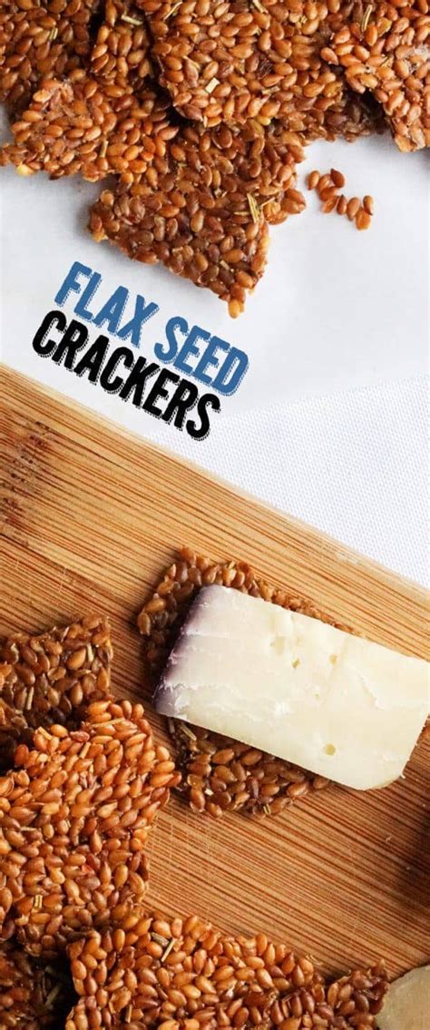 Flax Seed Crackers Recipe – 1 Ingredient! - KetoConnect