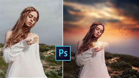 Photoshop CC Tutorial - Fantasy Sunset Color Effects | Photoshop ...