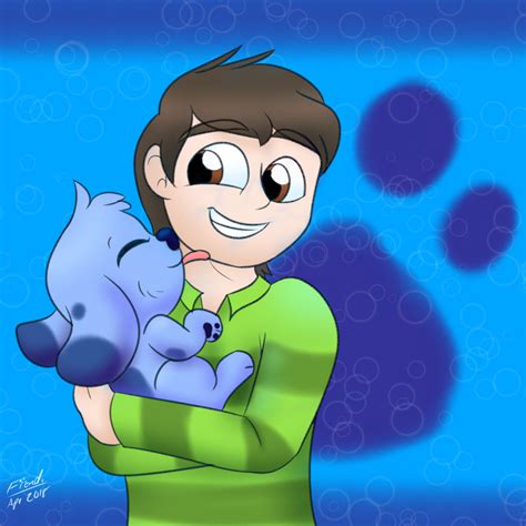 Steve And Blue by Fiendyneko on DeviantArt