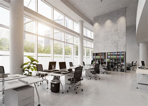 modern office building interior. Stock Photo | Adobe Stock