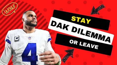 Dak Prescott's Uncertain Future: Stay or Depart from Dallas Cowboys ...