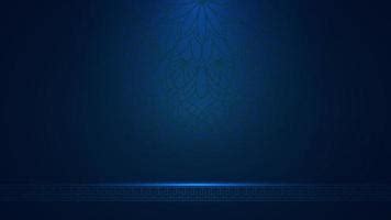 423 Background Islamic Biru Pics - MyWeb