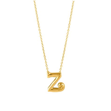 Buy Classic Alphabet Z Gold Necklace Online | CaratLane