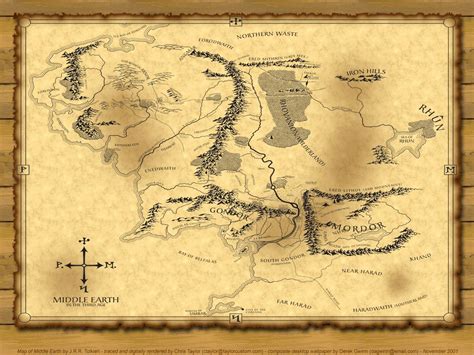 Top 5 Fictional Maps of Places You’d Love to Visit. | Middle earth map ...