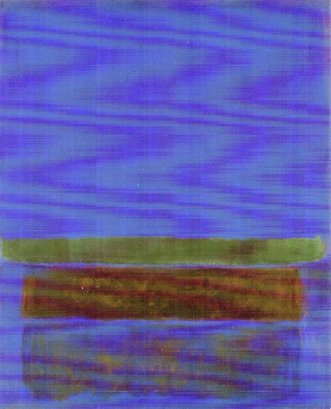 Untitled (Blue, Green, and Brown), Mark Rothko, oil on canvas, 103" x ...