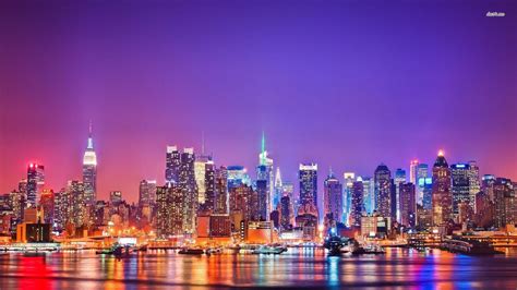 [95+] New York City Skyline Wallpapers on WallpaperSafari