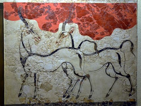 Minoan frescoes, 1500 BC | Minoan, Ancient paintings, Minoan art