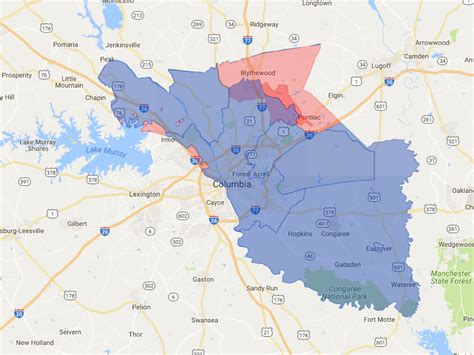 Richland County > Government > Departments > Utilities > Service Area Map