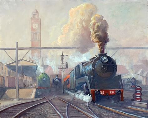 Artist Captures Steam Train Images – Stories From The Days Of Steam