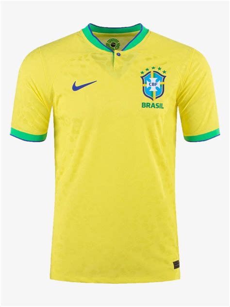 Brazil Home 2022 World Cup Jersey Player Edition.