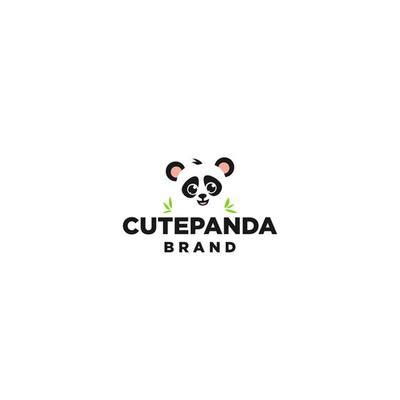 Cute Panda Logo Vector Art, Icons, and Graphics for Free Download