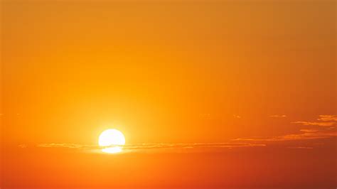 Orange Sunset Sky Free Stock Photo - Public Domain Pictures