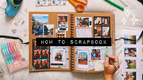 DIY HOW TO SCRAPBOOK ideas & inspiration - YouTube