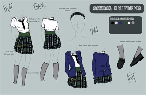 .:Uniforms Request:. | Drawing anime clothes, School uniform, Fashion ...