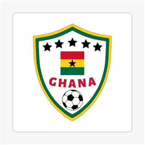 "Ghana Football Team" Sticker for Sale by Footballunite | Redbubble