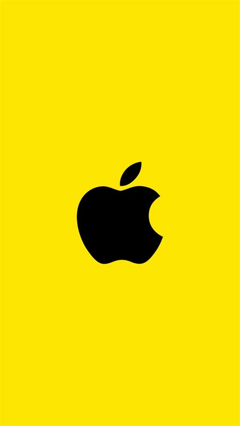 Yellow Apple iPhone Wallpapers - Top Free Yellow Apple iPhone ...