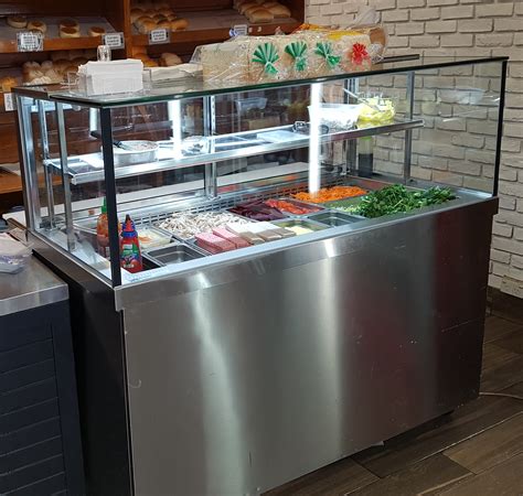 Cold Food Display Cabinets - Squared Glass Cold Food Display Cabinets