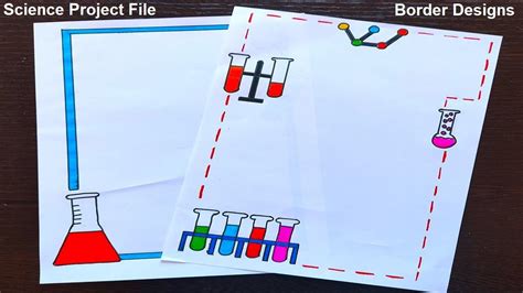 chemistry science project file border designs simple and easy to ...