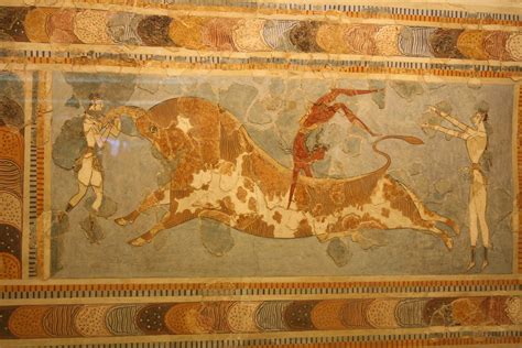 Minoan Bull Leaping (Illustration) - World History Encyclopedia