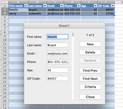 How to Create Excel Data Entry Forms | Smartsheet