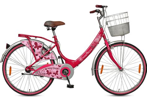 Hero Miss India Gold 26T Pink Ladies Girls Bicycle | CycleNavy