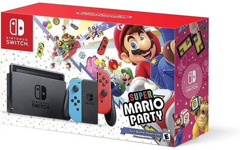 Nintendo Switch w/ Super Mario Party (Full Game Download) - Bundle ...