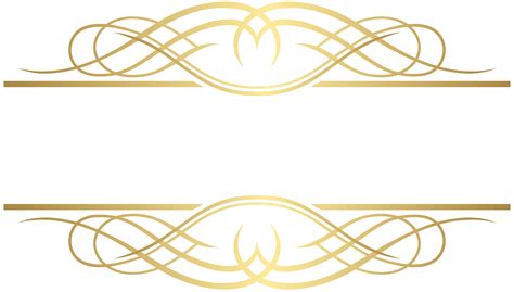 Deco Element Gold PNG Clip Art | Gallery Yopriceville - High-Quality ...