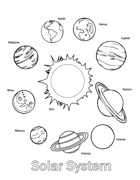 Solar System Worksheet Kindergarten - Worksheet24