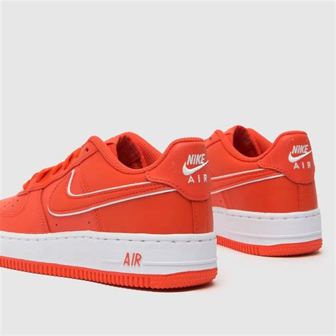 Kids Youth Red Nike Air Force 1 Trainers | schuh