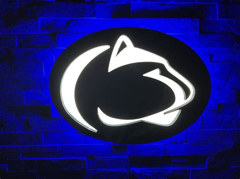 Custom Penn State Logo PSU. Nittany Lion Chipmunk LED - Etsy