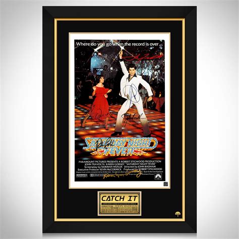 Saturday Night Fever Mini Poster Limited Signature Edition Custom Frame ...