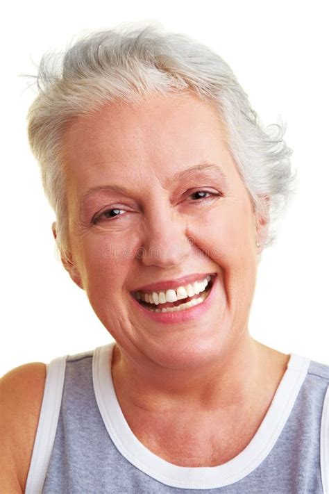 Smiling elderly woman stock photo. Image of happy, fitness - 12937516