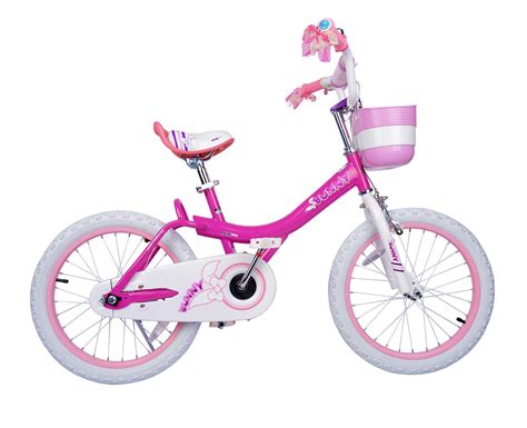 RoyalBaby Bunny Girl's Bike Fushcia 18 inch Kid's bicycle - Walmart.com ...