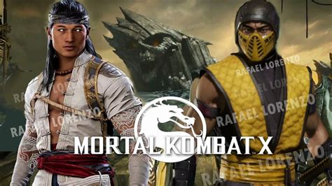 Mortal Kombat X - LIU KANG MK1 - SCORPION KAMEO MK1 and more Ninjas ...