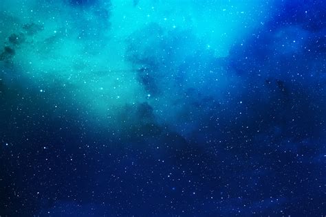 Blue Galaxy Space Digital Wallpaper Hd Abstract 4k Wallpapers Images ...