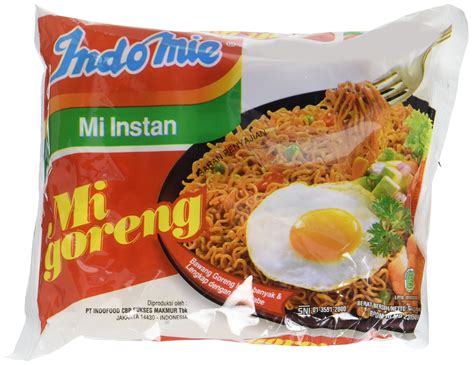 Indomie Mi Goreng Instant Noodle 3 oz - (Pack of 30) (Packaging May ...