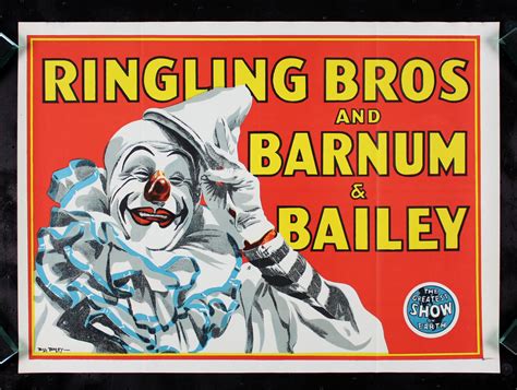 CIRCUS POSTERS * VINTAGE RINGLING BROS BARNUM AND BAILEY CIRCUS POSTERS ...