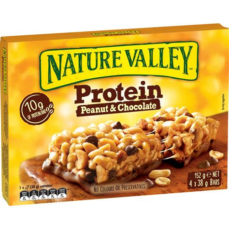 Calories in Nature Valley Peanut & Chocolate Protein Nut Bars calcount